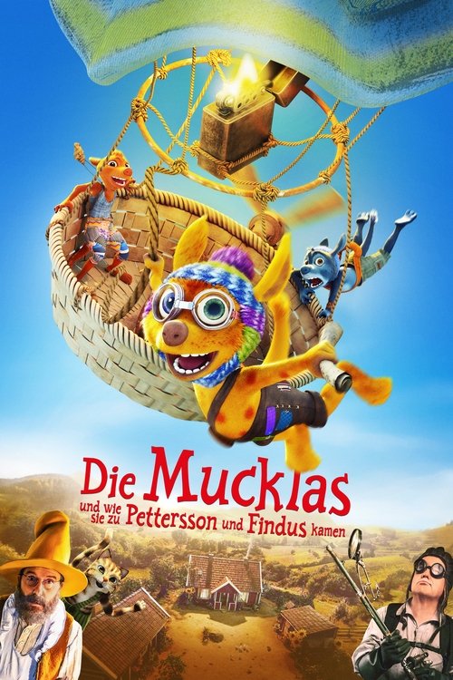 Filmposter: DIE MUCKLAS UND WIE SIE ZU PETTERSSON UND FINDUS KAMEN