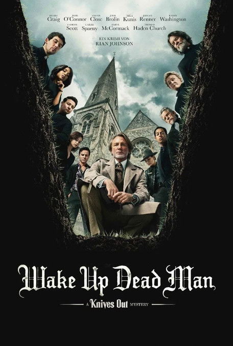 Filmposter: KNIVES OUT 3: WAKE UP DEAD MAN