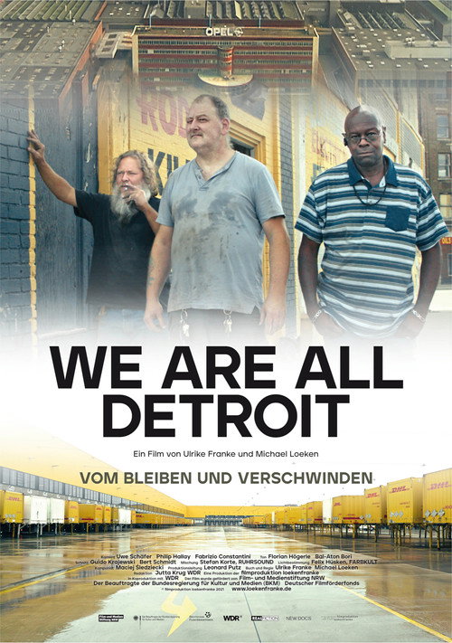 Filmposter: WE ARE ALL DETROIT – VOM BLEIBEN UND VERSCHWINDEN
